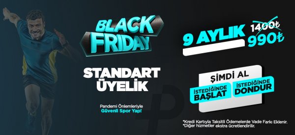 Standart Üyelik<s>1400₺</s> yerine