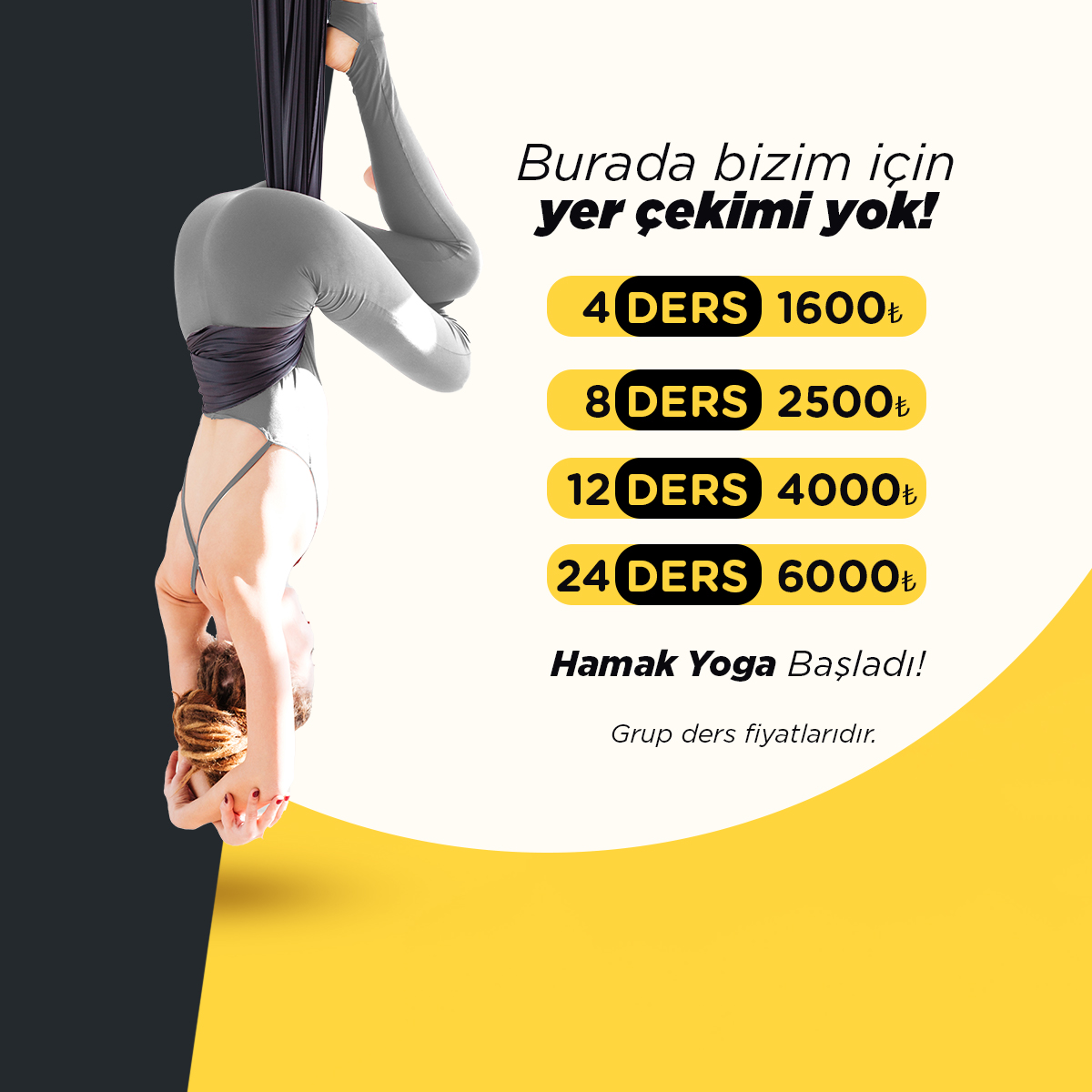 Hamak yoga (fly yoga)
